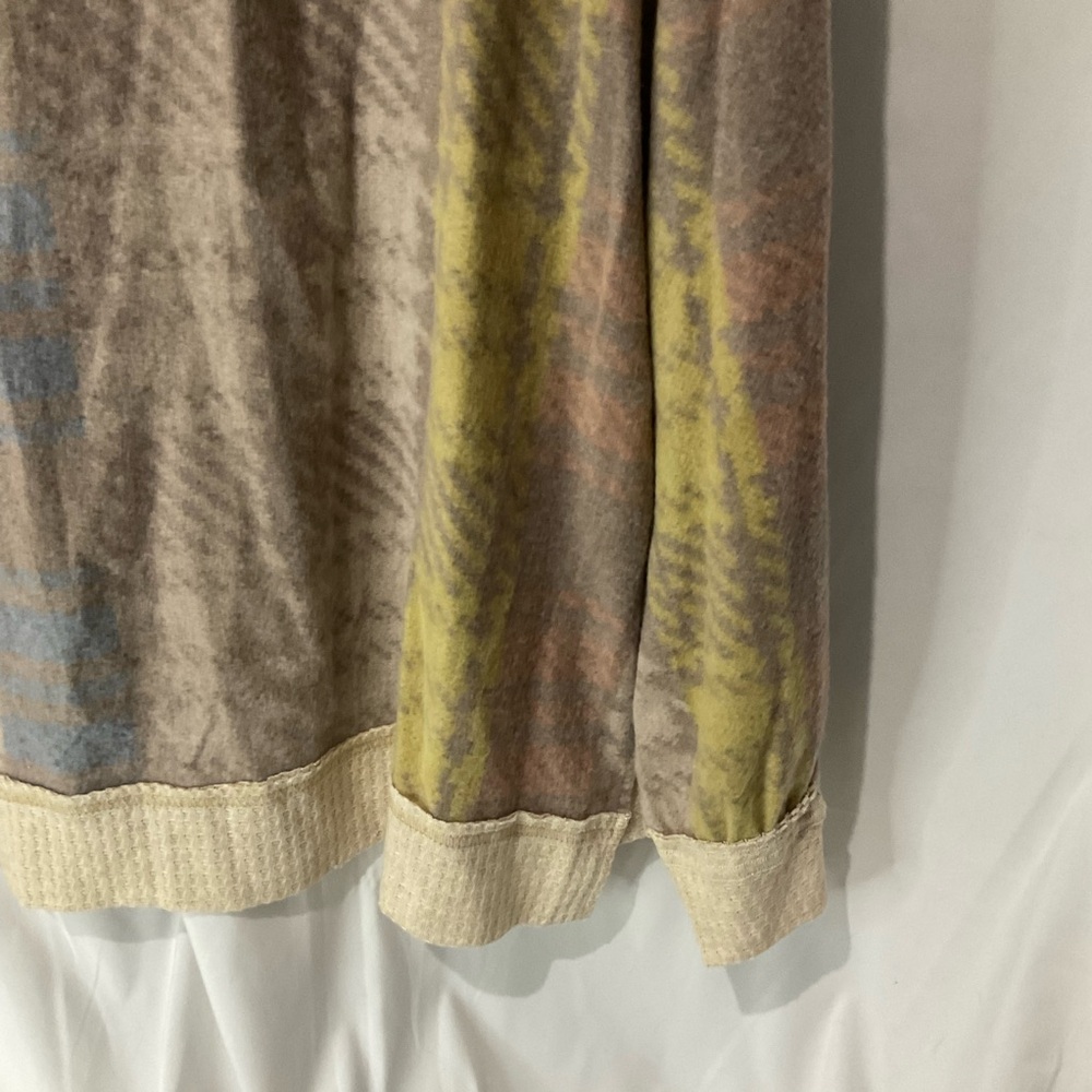 Saints and Hearts Womens Plaid Soft Sweater Size Large Multi Color - Picture 15 of 16